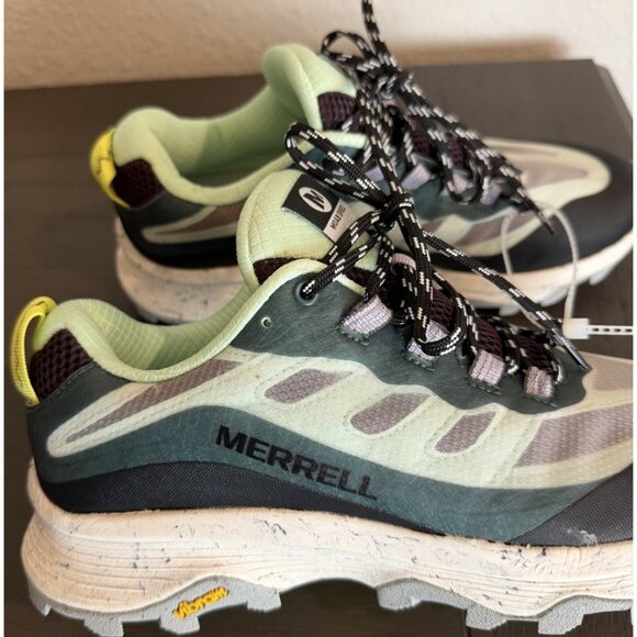 Merrell Women's Size 8.5 Jade/Multi Moab Speed Hiking Shoes - Picture 6 of 12